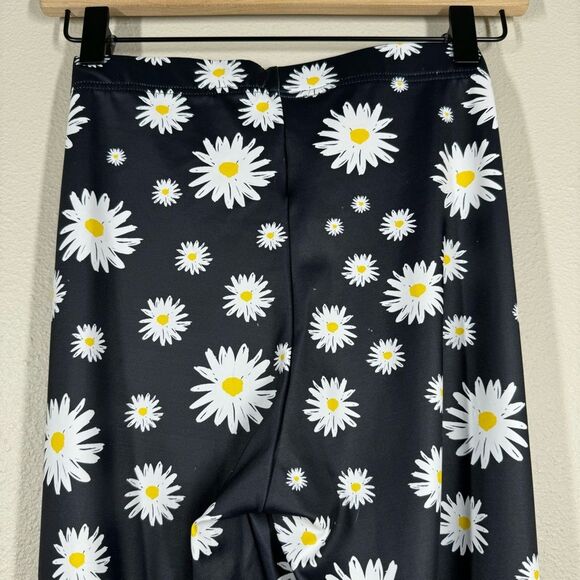 BlackMilk Daisy Flower Print Leggings Pull On Stretch Size Small - Picture 5 of 6